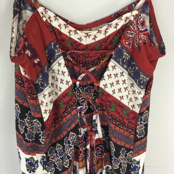 Staring at Stars UO boho paisley tie romper - Picture 5 of 7